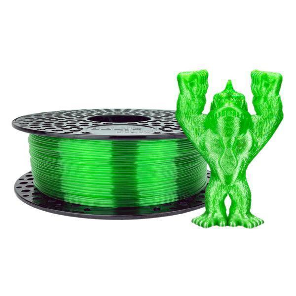Zöld áttetsző PETG filament, raktárról, akár aznapi személyes átvétellel.